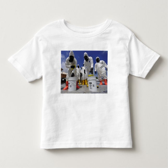 Camiseta Infantil Soldados dos EUA do 457º Batalhão Químico (Frente)