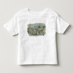 Camiseta Infantil Soldados franceses feridos que entram em Paris