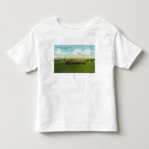 Camiseta Infantil Soldados que marcham na formação