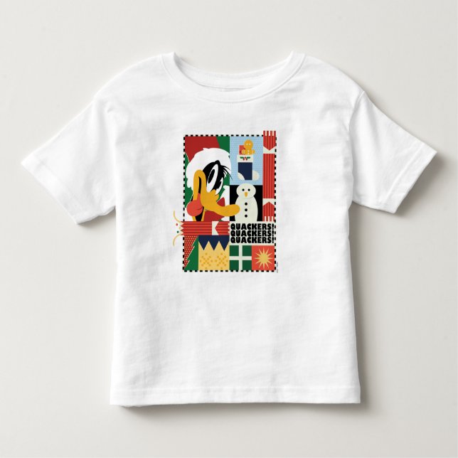 Camiseta Infantil SOLTEIROS DE Feriado DO DAFFY DUCK™ (Frente)
