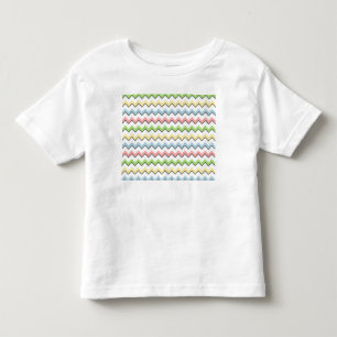 Camiseta Infantil Sombra Pastel da Chevron-Gota