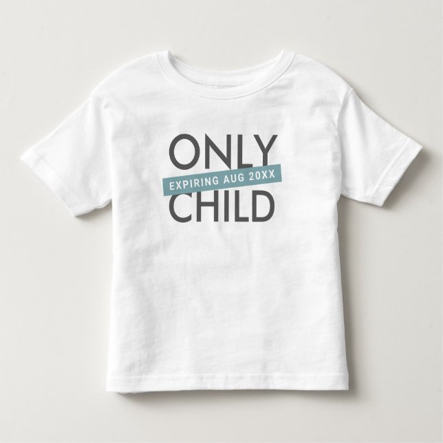 Camiseta Infantil "Somente Criança" Personalizado Novo Anúncio de Be (Frente)