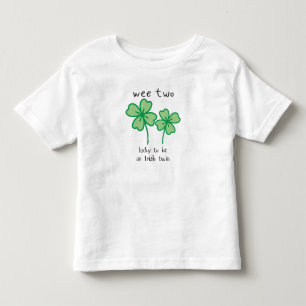 Camiseta Infantil Somos dois sortudos por sermos uma t-shirt bimosa
