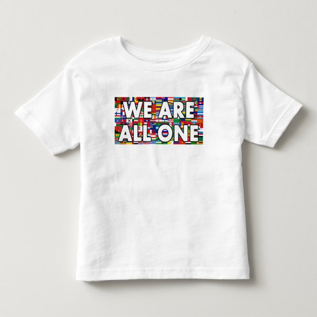 Camiseta Infantil Somos Todos Um (Frente)