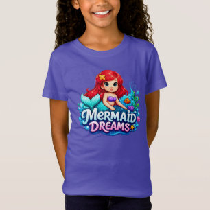 Camiseta Infantil Sonhos de Sereia