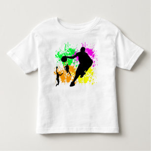 Camiseta Infantil Sonhos do basquetebol