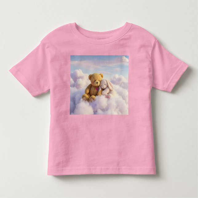 Camiseta Infantil Sonhos nas Nuvens (Frente)