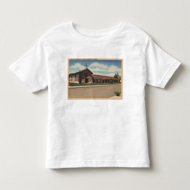 Camiseta Infantil Sonoma, CA - missão San Francisco Solano (Frente)