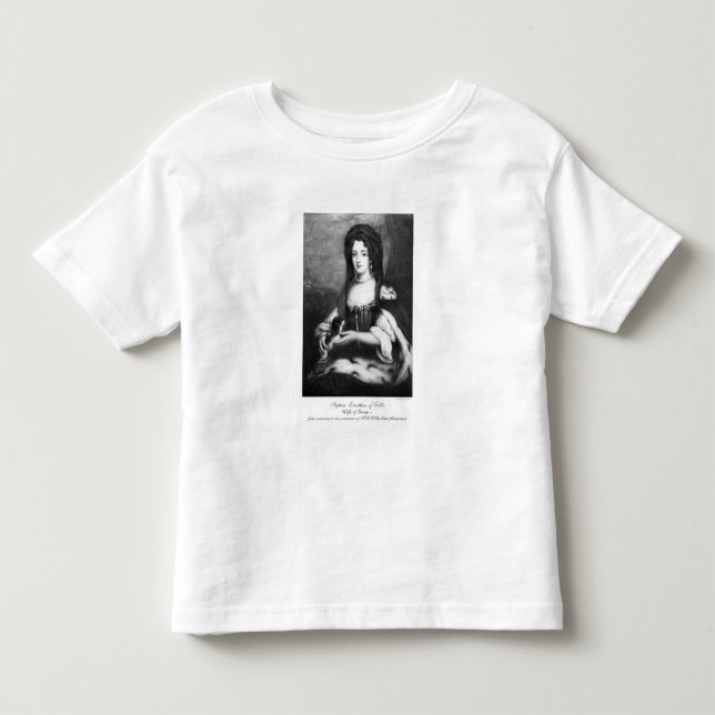 Camiseta Infantil Sophia Dorothea de Celle (Frente)