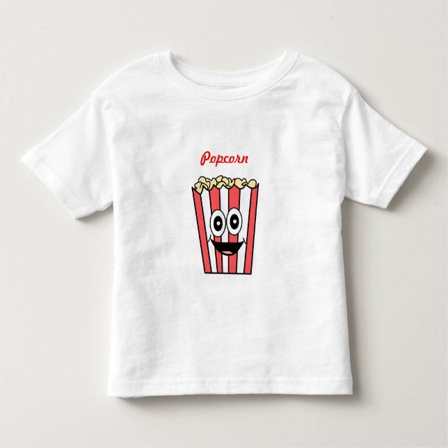 Camiseta Infantil sorriso da pipoca (Frente)