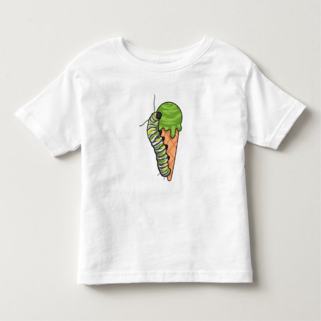 Camiseta Infantil Sorvete das lagartas (Frente)