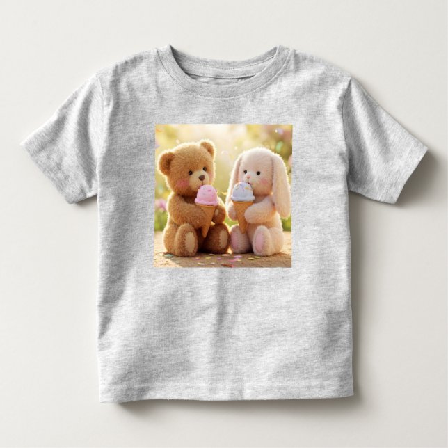 Camiseta Infantil Sorvete em uma tarde quente (Frente)