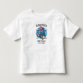 Camiseta Infantil Sorvete Patriótico 250 Anos