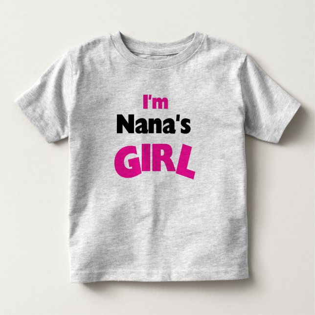 Camiseta Infantil Sou a garota da Nana (Frente)