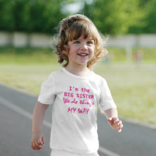 Camiseta Infantil Sou a Irmã Grande