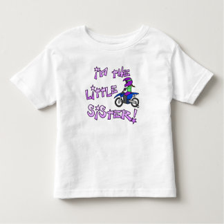 Camiseta Infantil Sou a Pequena Irmã Motocross T Shirt