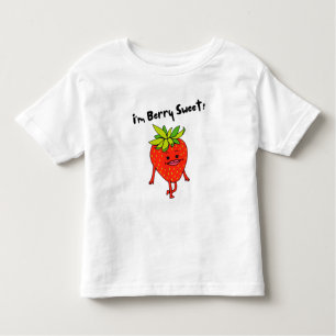 Camiseta Infantil Sou Berry Sweet! - Arma de Fruta Engraçado