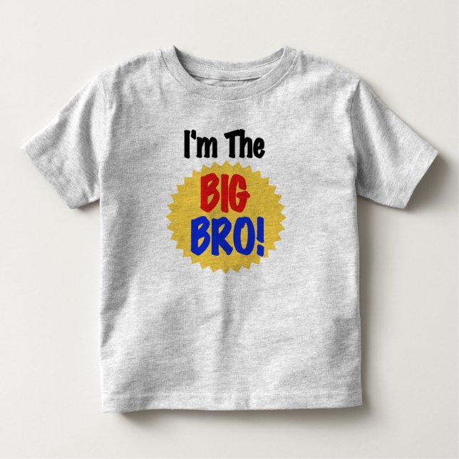 Camiseta Infantil Sou o Big Bro (Frente)