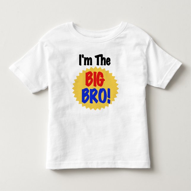 Camiseta Infantil Sou o Big Bro (Frente)