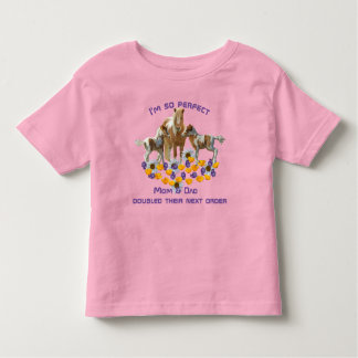 Camiseta Infantil Sou tão perfeita - gêmeas
