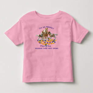 Camiseta Infantil Sou tão perfeita - gêmeos