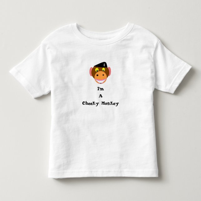 Camiseta Infantil Sou um Macaco Cheiroso (Frente)