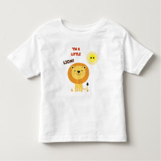 Camiseta Infantil Sou um Pequeno Leão