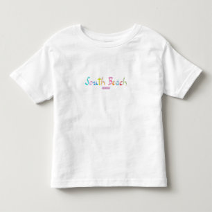 Camiseta Infantil South Beach - Miami, Florida est.1870