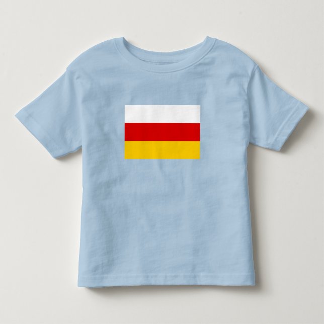 Camiseta Infantil South Ossetia Flag (Frente)