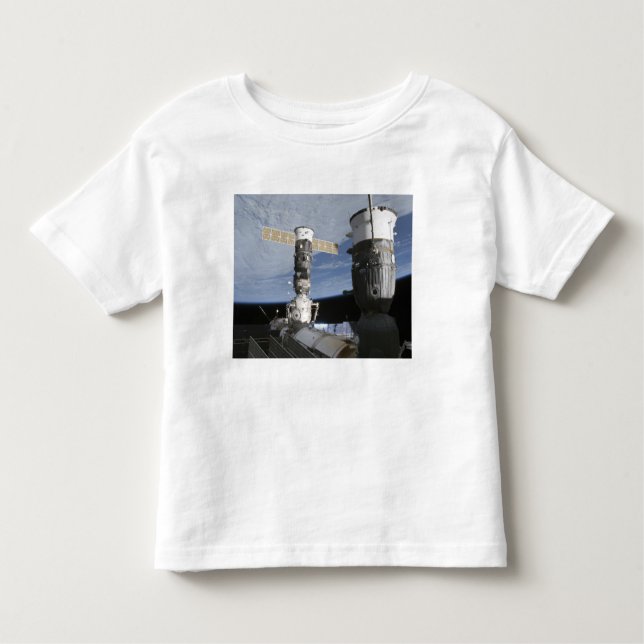 Camiseta Infantil Soyuz e naves espaciais russas (Frente)