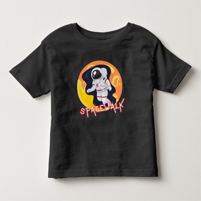 CAMISETA INFANTIL SPACEWALK - ASTRONAUTA ESPACIAL (Frente)