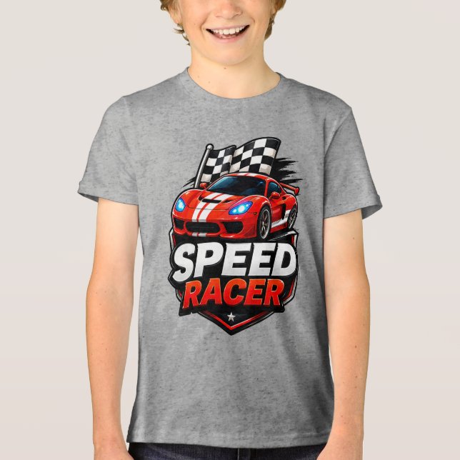 Camiseta Infantil Speed Racer (Frente)