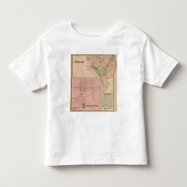 Camiseta Infantil Spencer Madisonville, Ohio (Frente)