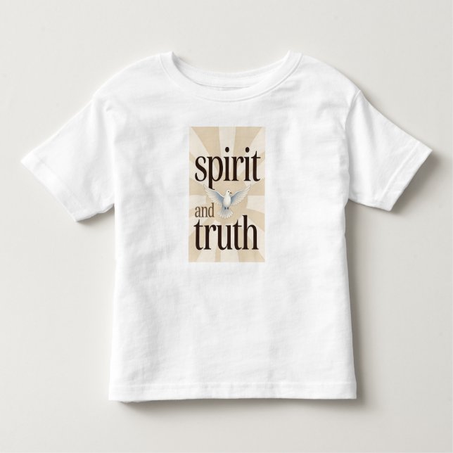 Camiseta Infantil Spirit and Truth Christian Baby's Tee Shirt (Frente)