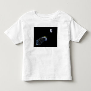 Camiseta Infantil Spitzer aponta sua antena do alto-ganho