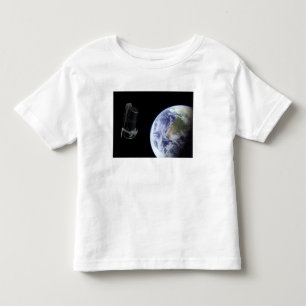 Camiseta Infantil Spitzer que parte a terra logo após o lançamento
