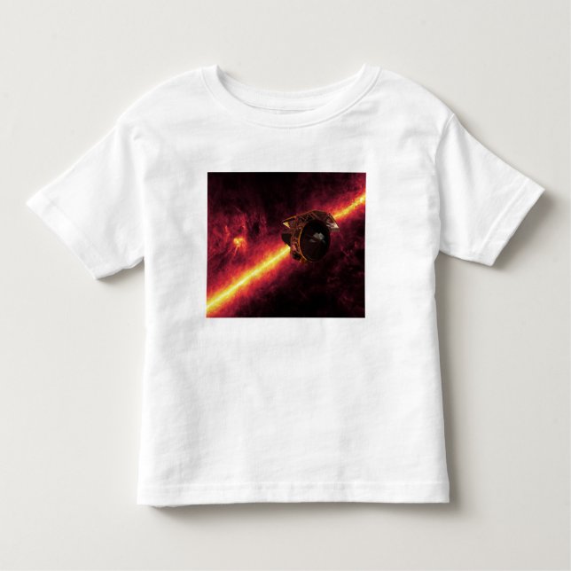 Camiseta Infantil Spitzer visto contra o céu infravermelho 2 (Frente)