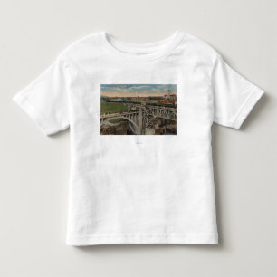 Camiseta Infantil Spokane, WA - conclusão Railway pacífica da uni