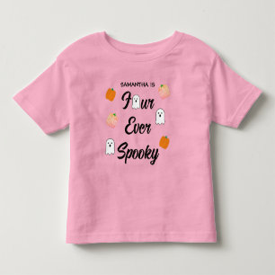 Camiseta Infantil Spooky 4º aniversário