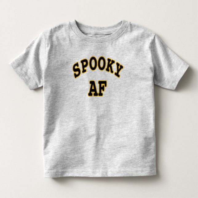 CAMISETA INFANTIL SPOOKY AF- HALLOWEEN UGLY (Frente)