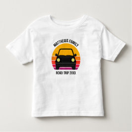 Camiseta Infantil Spring Break Road Trip Sunset Customized