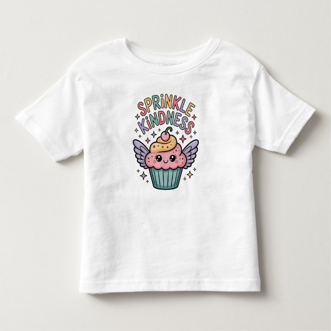 Camiseta Infantil Sprinkle Kindness | Cupcake (Frente)