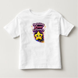 Camiseta Infantil Sprinkling Love Everywhere 3– Cute Toddler Gir