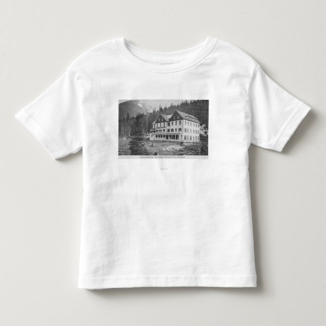 Camiseta Infantil Sprints quentes cénicos Bldg (Frente)