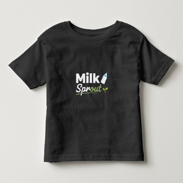 Camiseta Infantil Sprout de Leite (Frente)