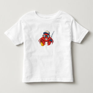 Camiseta Infantil Sr. Caranguejo Foi Pescar