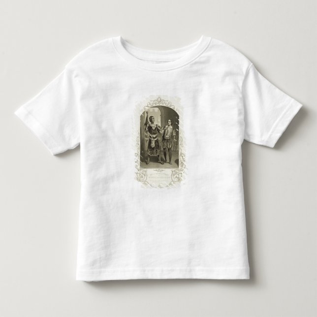 Camiseta Infantil Sr. G.V. Brooke como Othello e James Bennett como (Frente)