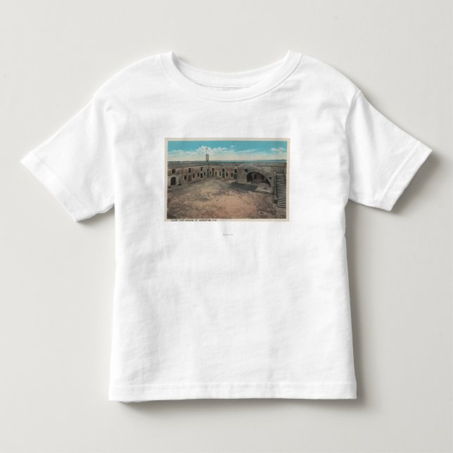 Camiseta Infantil St Augustine, Florida - o olho do pássaro do Ft. (Frente)
