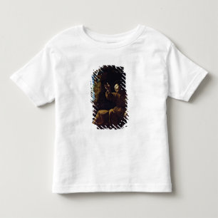 Camiseta Infantil St Francis de Assisi consolou por um anjo
