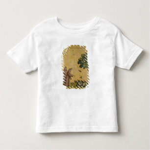Camiseta Infantil St Francis de Assisi que preaching aos pássaros